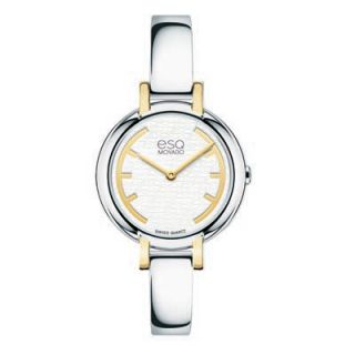 Ladies ESQ Movado Contempo Two Tone Stainless Steel Bangle Watch with