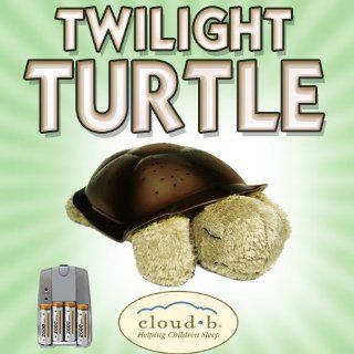 Cloud b Twilight Constellation Turtle Night Light (7323 ZZ) + NiMH AAA Rechargeable Batteries and Charger DavisMAX Bundle Toys & Games