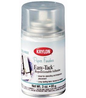 Krylon Easy Tack Repositionable 2 3/4 Ounces Adhesive Spray