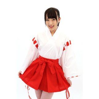 Japanese Kawaii Holy Miko Costume Play Set Toys & Games
