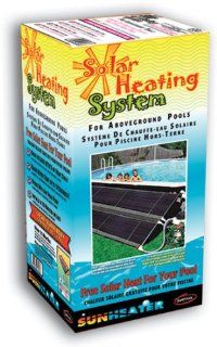 Sunheater 40 Sq Ft Above Ground Pool Solar Heating System  Swimming Pool Solar Heaters  Patio, Lawn & Garden