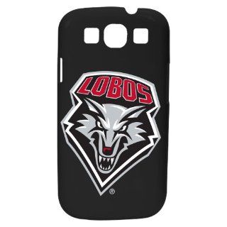 University of New Mexico Lobos   Smartphone Case for Samsung Galaxy S3   Black Cell Phones & Accessories