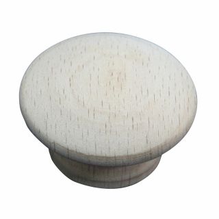 Style Selections 2 1 1/2 in Wood Round Cabinet Knob
