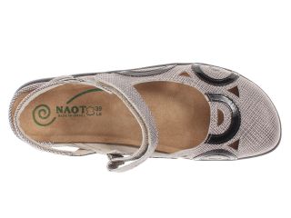 Naot Footwear Rongo Fishnet Leather/Black Patent Leather