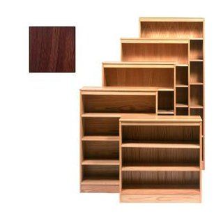 Bookcase With 1 Adj. Shelf 30"W X 12"D X 36"H, Walnut Finish  