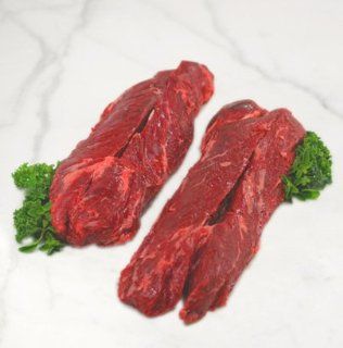 Dry Aged Prime Hanger Steak 3 Steaks   16 oz each  Beef Steaks  Grocery & Gourmet Food