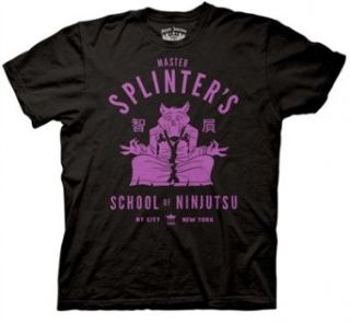 TMNT Master Splinter's School of Ninjutsu Mens T shirt (Small) Clothing