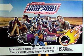 CANNONBALL RUN 2001 Race Across America 24"x36" Poster  Prints  