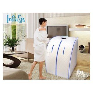 Extra Large Far Infra Heat Sauna any time you want, enjoy the benefits of beauty, vitality and sense of well being of Infra Spa Dry Heat Sauna within your own private 3 x 3 feet floor space. Easy set up in 3 minutes and folded away to only 5 inches thick. 