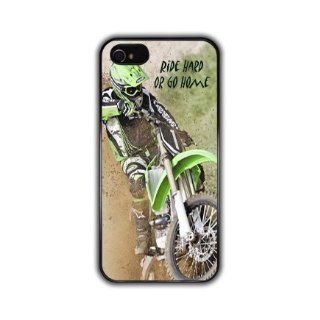 DIRT BIKE RIDING RIDE HARD PHONE CASE Black Slim Hard Phone Case Designed Cover Protector Accessory for Apple Iphone 5 *Also Available for Iphone Apple 4 4S 4G and Samsung Galaxy S3* AT&T Sprint Verizon Virgin Mobile Cell Phones & Accessories