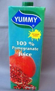 POMEGRANATE JUICE, 100% NATURAL, NO SUGAR ADDED  Fruit Juices From Concentrate  Grocery & Gourmet Food