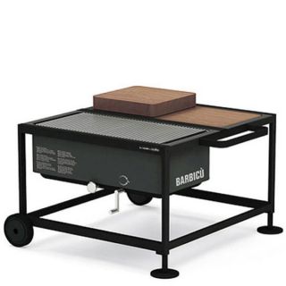 Alessi Optional Gas Grill BBQ Bundle (Alessi Gas BBQ, Table Car and Furnace Cover)      Garden