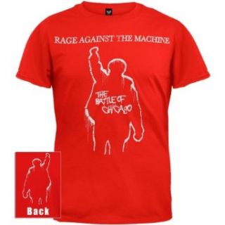Rage Against The Machine   Battle Of Chicago T Shirt Music Fan T Shirts Clothing