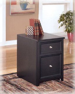 Contemporary Almost Black Carlyle File Cabinet   Vertical File Cabinets