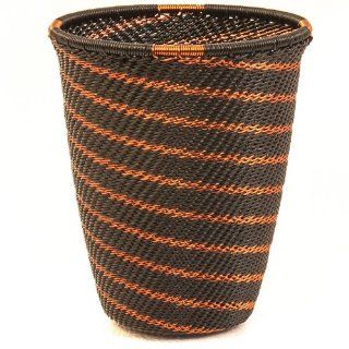 Fair Trade Zulu African Wire Tall Cup Shape, Approximately 4.5" Tall   Home Storage Baskets