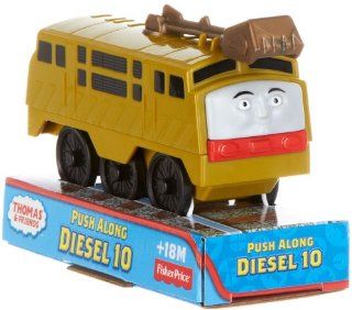 Large Push Along Diesel 10 Toys & Games