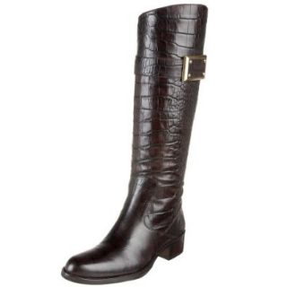 Joan & David Collection Women's Roberta Classic Riding Boot Boots Croco Shoes