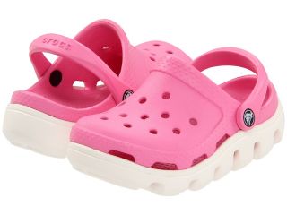 Crocs Kids Duet Sport Clog Girls Shoes (Pink)