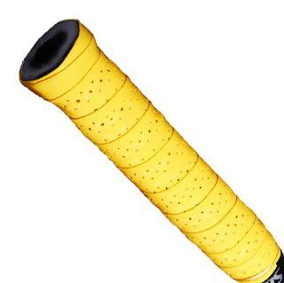 Happy Store Badminton Racket Sweatband/badminton Racket Handle Skin/hand Grip Rubber Also for Fishing Rod   Yellow  Sports & Outdoors