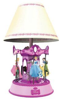 Disney Princess Animated Carousel Lamp, Disney Princess Clock also available   Table Lamps  