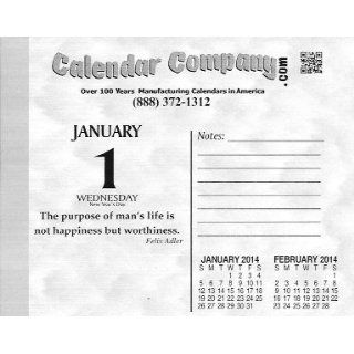 2014 Daily Date Motivational   Inspirational Desk Calendar with an Easel and a Separate Motivational Quote for Each Day  Wall Calendars 