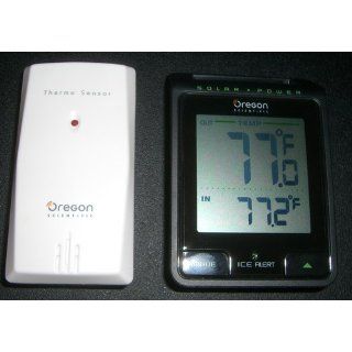 Shop Oregon Scientific EMR801 Helios Solar Powered Wireless Thermometer at the  Home Dcor Store