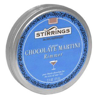 Stirrings Chocolate Martini Drink Rimmer, 2.5 Ounce Tin (Pack of 6)  Cocktail Mixes  Grocery & Gourmet Food