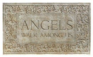 Grasslands Road Angels Walk Among Us Plaque, 14 Inch, Set of 2 (Discontinued by Manufacturer)  Outdoor Plaques  Patio, Lawn & Garden