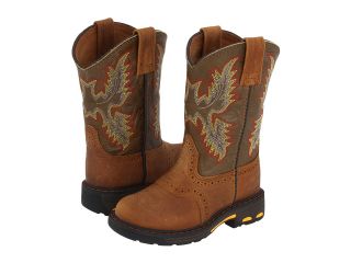 Ariat Kids Workhog Pull On Cowboy Boots (Tan)