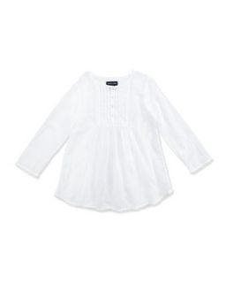 Pleated Tunic Coverup, White, Toddler Girls 2T 3T   Ralph Lauren Childrenswear