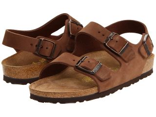 Birkenstock Milano   Nubuck Sandals (Brown)