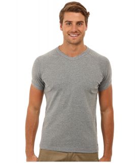 Mavi Jeans V Neck Tee Mens Short Sleeve Pullover (Gray)