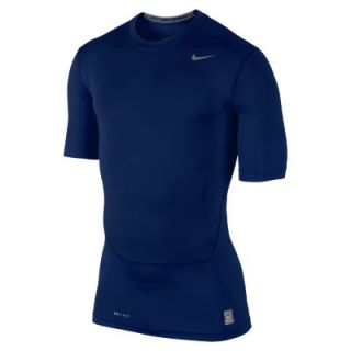 Nike Pro Combat Core Compression Half Sleeve Mens Shirt   College Navy