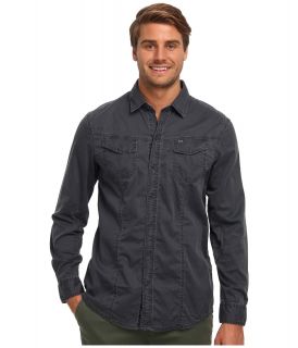 Mavi Jeans Double Pockets Shirt Mens Long Sleeve Button Up (Gray)
