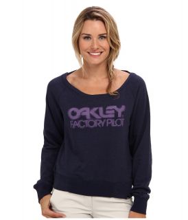 Oakley The Original O Sweater Womens Long Sleeve Pullover (Blue)