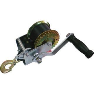 Ultra-Tow Trailer Winch — 600-Lb. Capacity, Model# 400063with Strap  Hand Winches