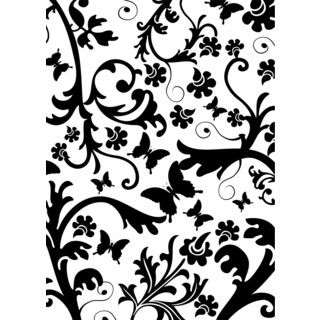 Cgull 12 0004 Butterfly Floral Embossing Folder