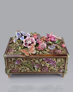 Grand Floral Chest   Jay Strongwater