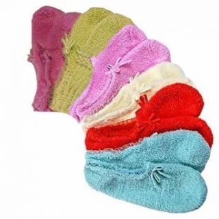 6 pr NWT Ladies Cozy Womens Slipper Socks Assorted 9 11
