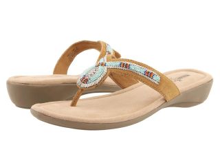 Minnetonka Bisbee Thong Womens Sandals (Tan)