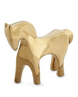 Golden Horse Sculpture   Dwell Studios by Global Views
