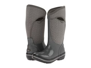 Bogs Herringbone Tall Womens Waterproof Boots (Gray)