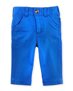 Oh What A Twill Dress Pants, Cobalt Blue, 3 24 Months   Andy & Evan