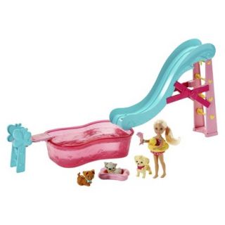 Barbie Flippin Pup Pool Chelsea Doll and Pet Playset