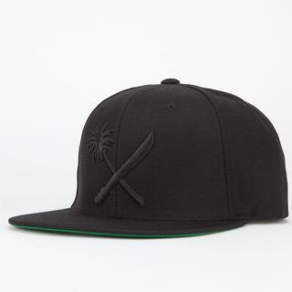 Crosscut Jersey Mens Snapback Hat Black One Size For Men 24105810