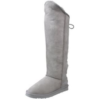 Australia Luxe Collective Women's Dita Tall Over the Knee Boot,Light Grey,12 M US Shoes