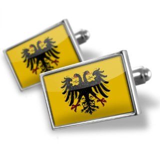 Neonblond Cufflinks "The Holy Roman Empire (after 1400) Flag"   cuff links for man NEONBLOND Jewelry & Accessories Jewelry