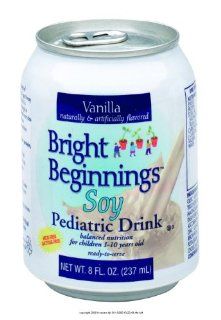 Bright Beginnings Soy Pediatric Drink, Bright Begin Soy Pedi 8 oz, (1 PACK, 6 EACH) Health & Personal Care