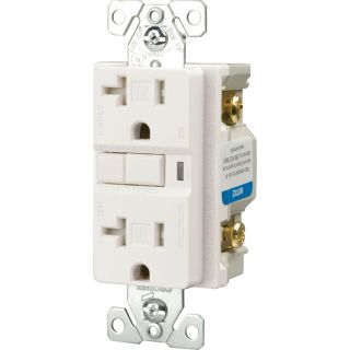 Cooper Wiring Devices 3 Pack 20 Amp White Decorator GFCI Electrical Outlet