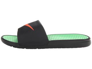 Nike Benassi Solarsoft Slide Black/Neo Lime/Total Crimson
